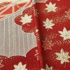 訪問着 金駒刺繍 正絹 古典柄 袷仕立て 身丈151cm 裄丈63.5cm 箔 刺繍 金彩 フォーマル 着物 赤・朱_画像11