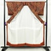 小紋 良品 正絹 花柄 袷仕立て 身丈154cm 裄丈64.5cm 一部しつけ糸付き 着物 多色使い_画像3