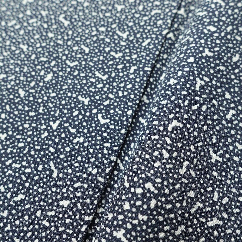 小紋 正絹 その他の柄 袷仕立て 身丈151.5cm 裄丈63cm 着物 青・紺_画像9