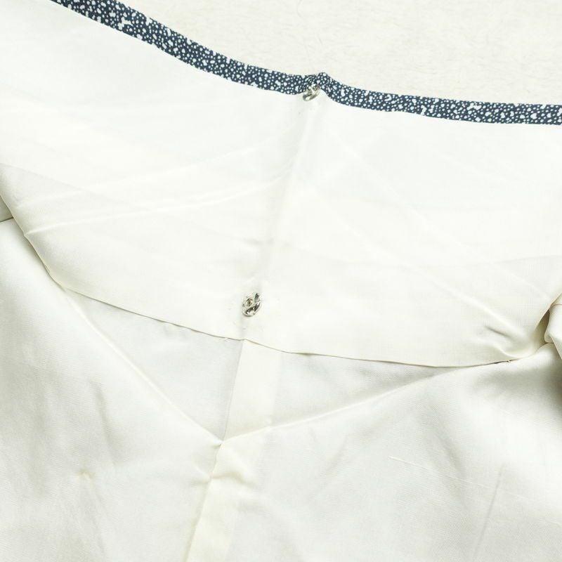 小紋 正絹 その他の柄 袷仕立て 身丈151.5cm 裄丈63cm 着物 青・紺_画像19