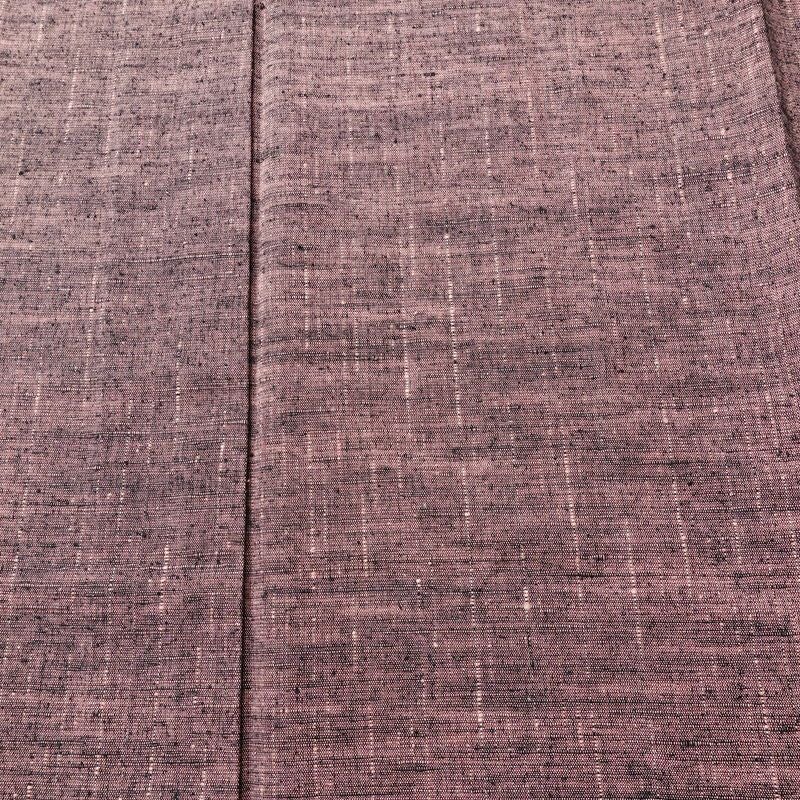 単衣 紬 紬着物 良品 正絹 その他の柄 単衣仕立て 身丈151.5cm 裄丈64cm シンプル 着物 紬地 カジュアル 紫・藤色_画像6