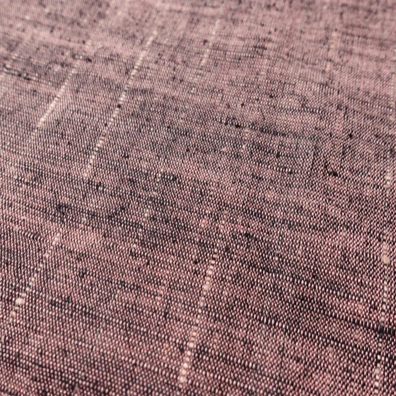 単衣 紬 紬着物 良品 正絹 その他の柄 単衣仕立て 身丈151.5cm 裄丈64cm シンプル 着物 紬地 カジュアル 紫・藤色_画像8