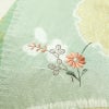 訪問着 良品 絞り 金駒刺繍 一つ紋付き 正絹 木の葉・植物柄 袷仕立て 身丈158cm 裄丈67.5cm 箔 刺繍 金彩 フォーマル 着物 入学式 卒業式 結婚式 緑・うぐいす色_画像10