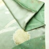 訪問着 良品 絞り 金駒刺繍 一つ紋付き 正絹 木の葉・植物柄 袷仕立て 身丈158cm 裄丈67.5cm 箔 刺繍 金彩 フォーマル 着物 入学式 卒業式 結婚式 緑・うぐいす色_画像17