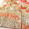 振袖 良品 金駒刺繍 綸子 正絹 古典柄 袷仕立て 身丈153.5cm 裄丈63cm 箔 金彩 フォーマル 着物 成人式 二十歳 松 菊 菖蒲 赤・朱_画像4
