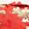 振袖 良品 金駒刺繍 綸子 正絹 古典柄 袷仕立て 身丈153.5cm 裄丈63cm 箔 金彩 フォーマル 着物 成人式 二十歳 松 菊 菖蒲 赤・朱_画像16