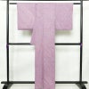 小紋 絞り 総絞り 正絹 古典柄 袷仕立て 身丈160.5cm 裄丈67cm 着物 紫・藤色_画像2