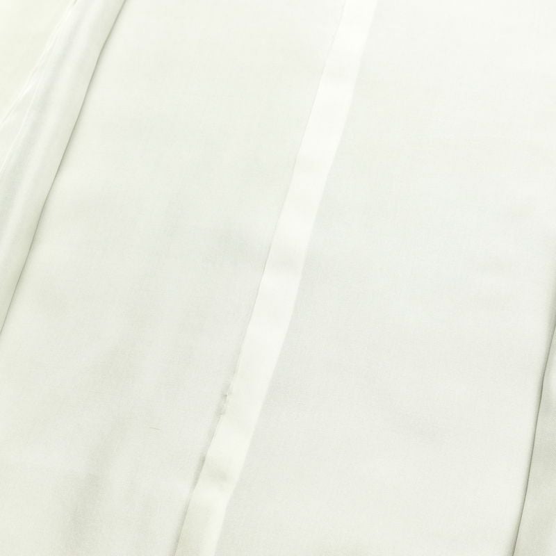 付け下げ スワトウ刺繍 相良刺繍 正絹 幾何学柄・抽象柄 袷仕立て 身丈159.5cm 裄丈65cm 刺繍 フォーマル 着物 紬地 黄・黄土色_画像19