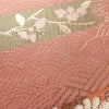 作り帯 名古屋帯 なごや帯 六通柄 美品 正絹 古典柄 金糸 帯 くすみピンク ピンク_画像5