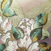 袋帯 六通柄 美品 証紙あり フォーマル用 正絹 花柄 箔 刺繍 金糸 帯 入学式 卒業式 結婚式 紫・藤色_画像4