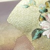 袋帯 六通柄 美品 証紙あり フォーマル用 正絹 花柄 箔 刺繍 金糸 帯 入学式 卒業式 結婚式 紫・藤色_画像5