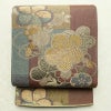 袋帯 六通柄 良品 フォーマル用 正絹 花柄 箔 金糸 帯 入学式 卒業式 結婚式 桜 くすみカラー 多色使い_画像1