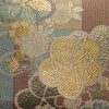 袋帯 六通柄 良品 フォーマル用 正絹 花柄 箔 金糸 帯 入学式 卒業式 結婚式 桜 くすみカラー 多色使い_画像2