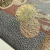 袋帯 六通柄 良品 フォーマル用 正絹 花柄 箔 金糸 帯 入学式 卒業式 結婚式 桜 くすみカラー 多色使い_画像18