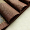袋帯 六通柄 良品 フォーマル用 正絹 花柄 箔 金糸 帯 入学式 卒業式 結婚式 桜 くすみカラー 多色使い_画像21