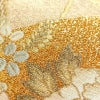 袋帯 プラチナ箔 六通柄 美品 フォーマル用 正絹 花柄 箔 金通し 金糸 帯 入学式 卒業式 結婚式 ピンク_画像7