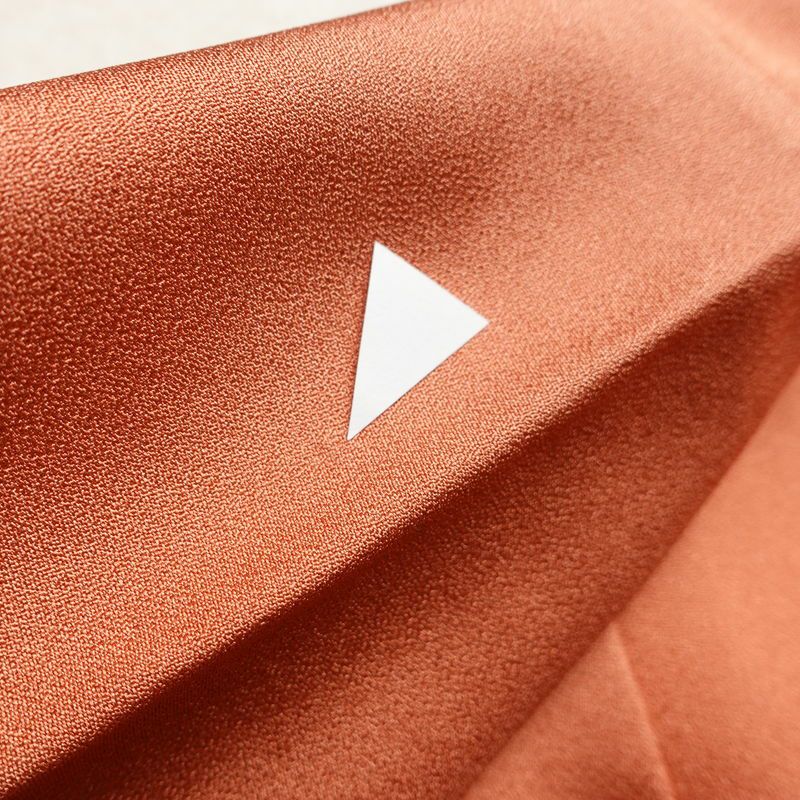 付け下げ 金駒刺繍 正絹 花柄 袷仕立て 身丈165cm 裄丈69cm 箔 刺繍 金彩 フォーマル 着物 入学式 卒業式 結婚式 くすみ朱色 赤・朱_画像16