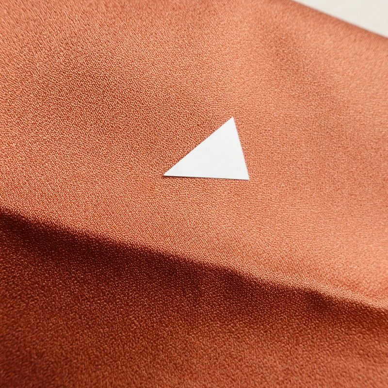 付け下げ 金駒刺繍 正絹 花柄 袷仕立て 身丈165cm 裄丈69cm 箔 刺繍 金彩 フォーマル 着物 入学式 卒業式 結婚式 くすみ朱色 赤・朱_画像18