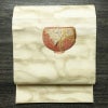 袋帯 太鼓柄 フォーマル用 正絹 その他の柄 箔 刺繍 帯 器 お茶会 クリーム_画像1