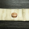 袋帯 太鼓柄 フォーマル用 正絹 その他の柄 箔 刺繍 帯 器 お茶会 クリーム_画像15