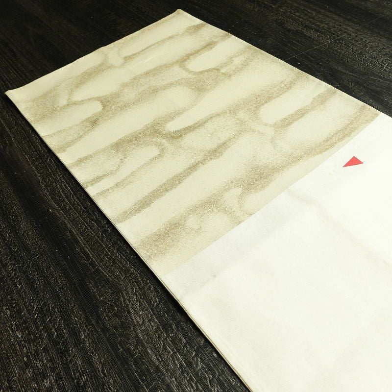 袋帯 太鼓柄 フォーマル用 正絹 その他の柄 箔 刺繍 帯 器 お茶会 クリーム_画像18