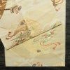 袋帯 銘明錦 六通柄 フォーマル用 正絹 古典柄 箔 金通し 帯 入学式 御所車 扇子 卒業式 結婚式 ベージュ_画像13