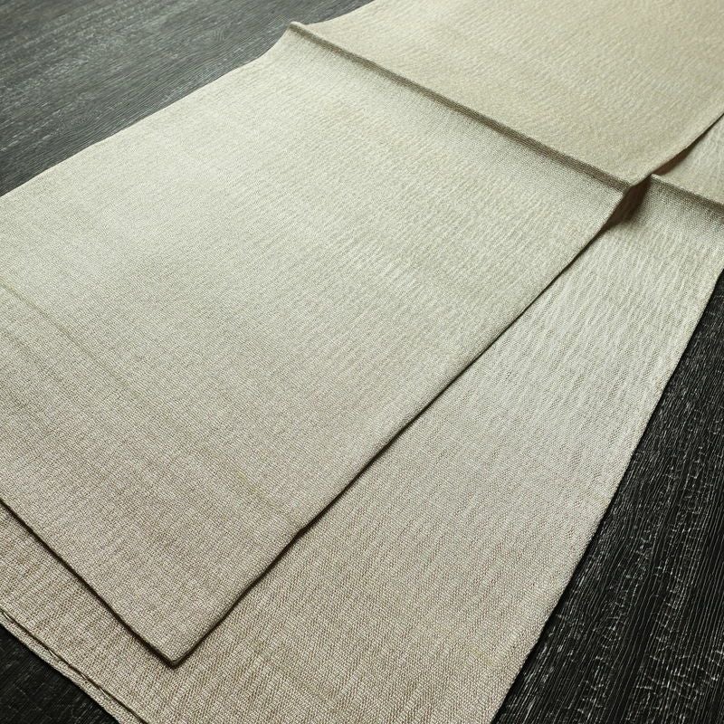 袋帯 すくい織 太鼓柄 良品 夏用 フォーマル用 正絹 幾何学柄・抽象柄 帯 金・銀_画像8