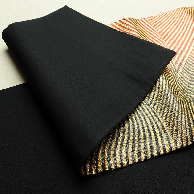 袋帯 全通柄 良品 フォーマル用 正絹 流水・波柄 箔 金糸 銀糸 帯 多色使い_画像11