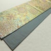 袋帯 青銅彫金 六通柄 良品 フォーマル用 正絹 幾何学柄・抽象柄 箔 帯 入学式 卒業式 結婚式 緑・うぐいす色_画像9