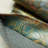 袋帯 青銅彫金 六通柄 良品 フォーマル用 正絹 幾何学柄・抽象柄 箔 帯 入学式 卒業式 結婚式 緑・うぐいす色_画像20