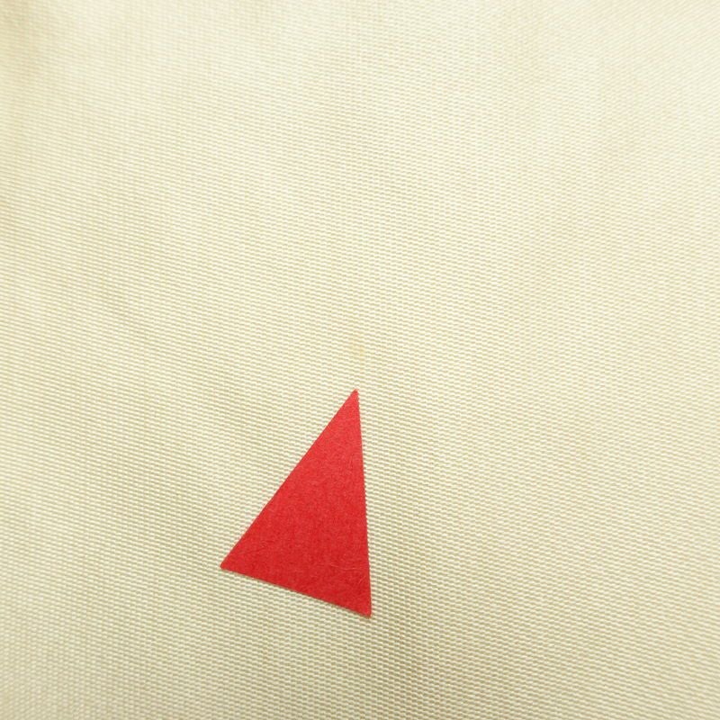 名古屋帯 太鼓柄 正絹 風景柄 名古屋仕立て 箔 帯 クリーム_画像14