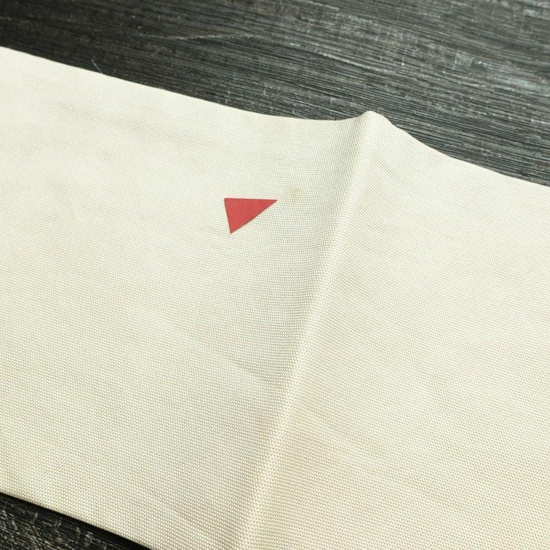 名古屋帯 太鼓柄 正絹 花柄 名古屋仕立て 金通し 金糸 帯 クリーム_画像14