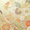袋帯 六通柄 フォーマル用 正絹 古典柄 箔 金糸 帯 入学式 卒業式 結婚式 クリーム_画像3
