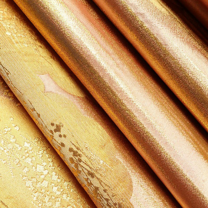 袋帯 六通柄 良品 フォーマル用 正絹 雲柄 箔 金糸 帯 ピンク_画像20