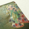 袋帯 六通柄 良品 フォーマル用 正絹 古典柄 箔 金糸 帯 入学式 卒業式 結婚式 緑・うぐいす色_画像3