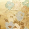 袋帯 六通柄 良品 フォーマル用 正絹 花柄 金糸 帯 入学式 卒業式 ベージュ_画像2