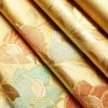 袋帯 六通柄 良品 フォーマル用 正絹 花柄 金糸 帯 入学式 卒業式 ベージュ_画像20