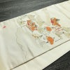 袋帯 太鼓柄 フォーマル用 正絹 人物・動物柄 帯 クリーム_画像11