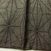 大島紬 良品 証紙なし 正絹 麻の葉柄 袷仕立て 身丈164.5cm 裄丈66.5cm 着物 茶_画像11