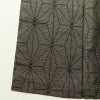大島紬 良品 証紙なし 正絹 麻の葉柄 袷仕立て 身丈164.5cm 裄丈66.5cm 着物 茶_画像12