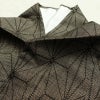 大島紬 良品 証紙なし 正絹 麻の葉柄 袷仕立て 身丈164.5cm 裄丈66.5cm 着物 茶_画像17