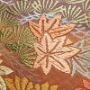 袋帯 六通柄 フォーマル用 正絹 木の葉・植物柄 帯 入学式 卒業式 結婚式 多色使い_画像3