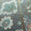 袋帯 六通柄 良品 フォーマル用 正絹 花柄 金通し 帯 入学式 卒業式 結婚式 青・紺_画像4