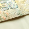 袋帯 嘉祥御車文 六通柄 フォーマル用 正絹 古典柄 箔 金糸 銀糸 帯 入学式 卒業式 結婚式 多色使い_画像13