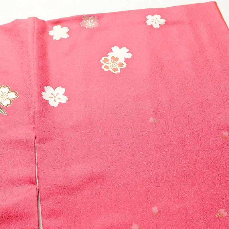 振袖 良品 ふき綿仕立て 金駒刺繍 正絹 古典柄 袷仕立て 身丈163.5cm 裄丈70.5cm 箔 金彩 着物 成人式 二十歳 ピンク_画像12