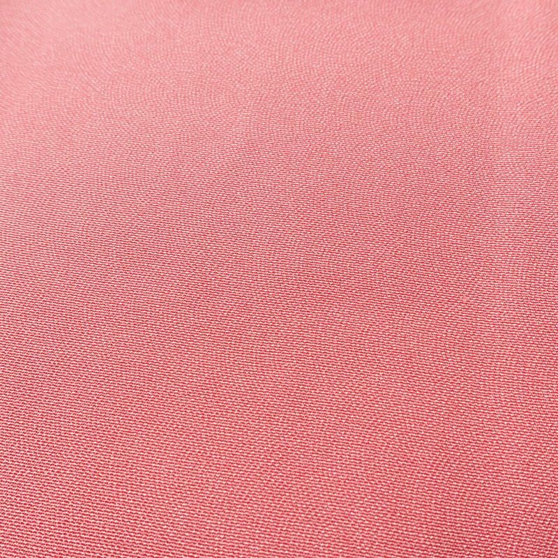 色無地 鮫小紋 しつけ糸付き 縮緬 一つ紋付き 正絹 流水・波柄 袷仕立て 身丈164cm 裄丈67.5cm フォーマル 着物 入学式 ピンク_画像7