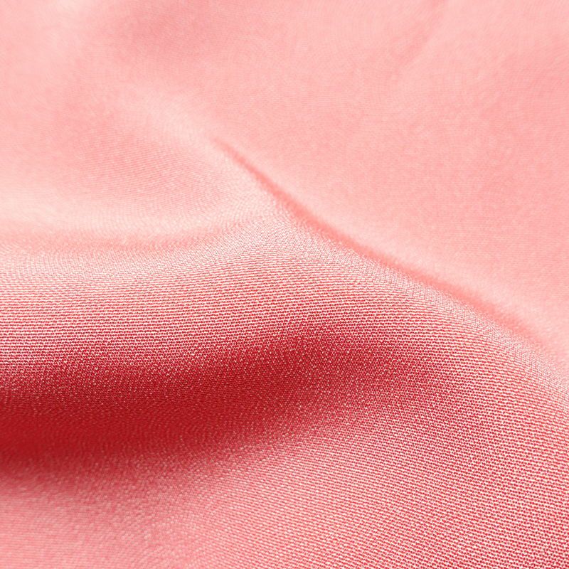 色無地 鮫小紋 しつけ糸付き 縮緬 一つ紋付き 正絹 流水・波柄 袷仕立て 身丈164cm 裄丈67.5cm フォーマル 着物 入学式 ピンク_画像21