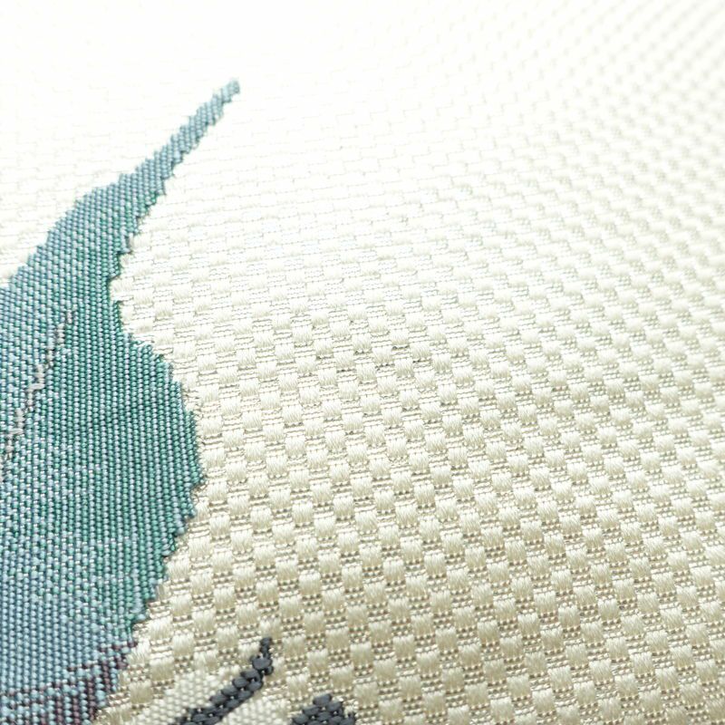 袋帯 大内つづれ 六通柄 フォーマル用 正絹 花柄 帯 卒業式 白_画像5