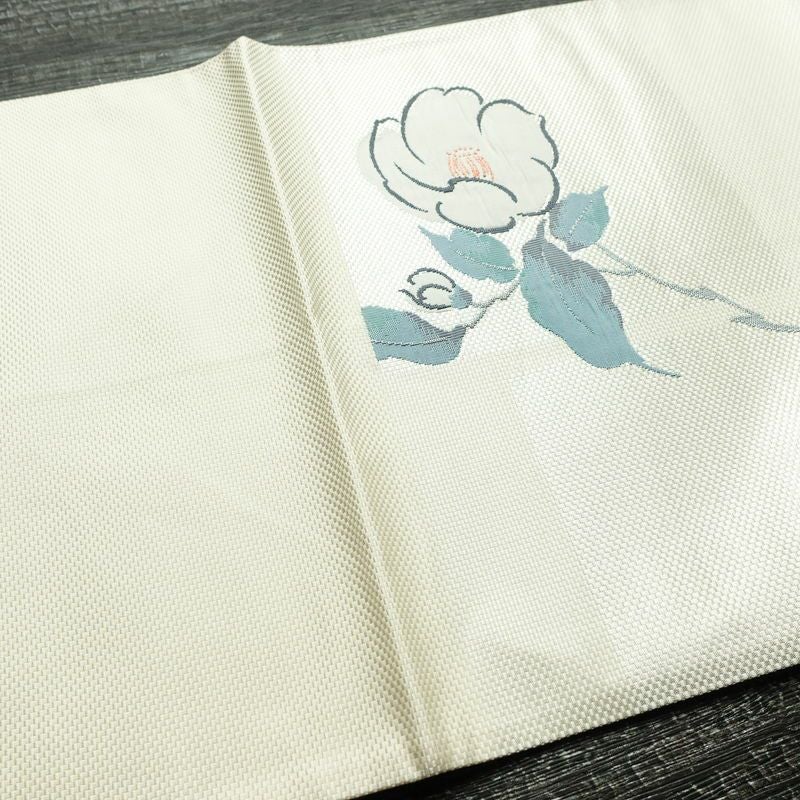 袋帯 大内つづれ 六通柄 フォーマル用 正絹 花柄 帯 卒業式 白_画像16