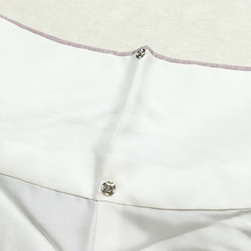 付け下げ 良品 縮緬 正絹 その他の柄 袷仕立て 身丈155cm 裄丈63cm 共八掛 フォーマル 着物 入学式 卒業式 ぼかし 紫・藤色_画像20